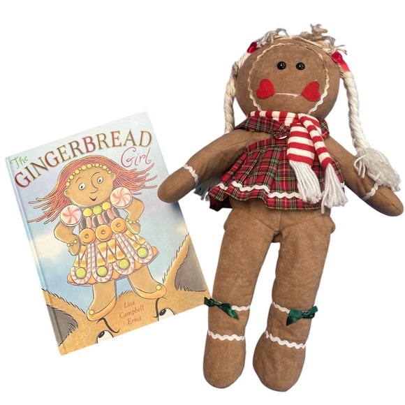 The Gingerbread Girl Singing Vintage Doll and The Gongerbread Girl Book - Picture 2 of 10